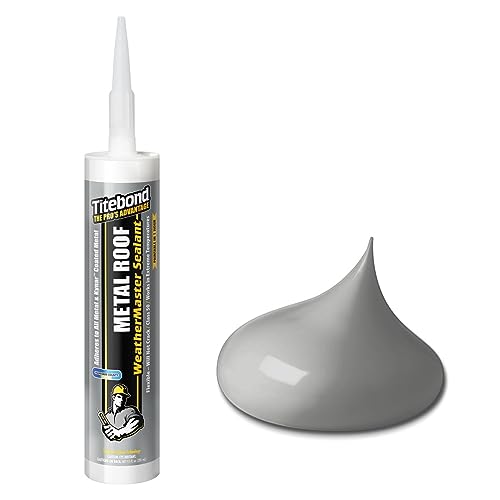Titebond WeatherMaster Metal Roof Sealant 62611 Silver 9.5 fl oz.