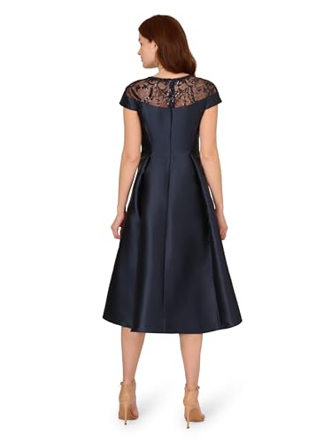 Image of Adrianna Papell Womens Mikado Short Dress