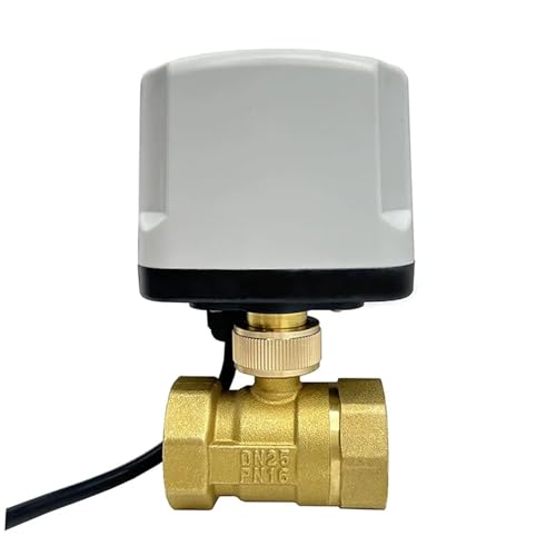 Vanne à bille motorisée 12V DC CR02 en laiton de 1/2 pouce - 3