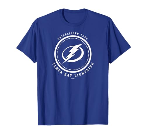 Tampa Bay Lightning Est 1992 Royal Officially Licensed T-Shirt