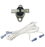 BoyoTec Thermostat Switch for Fireplace Blower Fan Kit, Temp Switch with High Temperature Wires for Wood Stove Blower, Temp Sensor with Wire Connectors