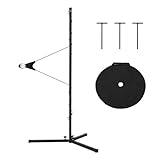 CEPHKY Baseball & Softball Swing Trainer, Portable Hitting Trainer System with Adjustable Height | Rotating Ball, Batting Practice Equipment for All Skill Levels