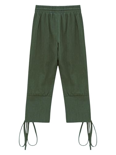 Kids Boys Ankle Banded Pants Drawstring Elastic Medieval Viking Pirate Trousers Vintage Renaissance Gothic Pants4