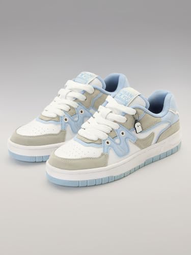 Image of The Souled Store Urban Blaze: Women and Girls Colorblocked Lace Up Low Top Stylish Sneakers with Flexibility & Comfort