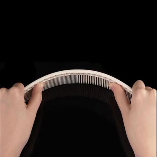 4 peines profesionales de peluquería con medida y antistático miniatura 3