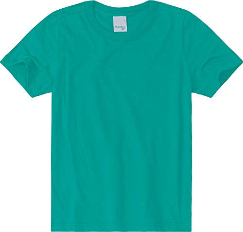 Camiseta Tradicional, Malwee Kids, Meninos, Verde Turquesa, 8