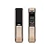 Compatible for Samsung SHS-P718 Fingerprint Digital Door Lock Push/Pull Door Lock Gold Color Security Home Lock Wooden Password Lock(Pull from Outside)