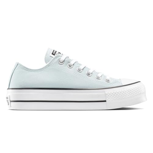Converse Zapatillas Azules Chuck Taylor All Star Lift Ox Sugar Platform Baja Lona