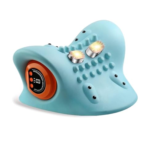 Massaggiatore Cervicale Elettrico Riscaldante, EMS Massaggiatore Cervicale da Collo, Set Cervicale...
