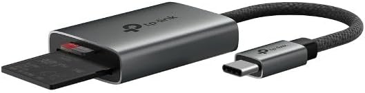 TP-Link UA440C USB Type-C to SD Card Reader, Plug and Play, 3× Faster Data Transfer, Supports Memory Cards up to 2TB, Compatible with Mac, Windows, iPadOS, iOS, Android and Linux