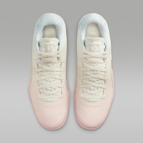 Zion 3 "Rising Basketball Shoes (FZ1321-601, Bleached Coral/Pale Ivory/Glacier Blue/Crimson Tint) Size 104