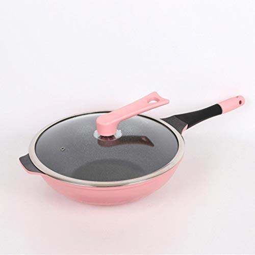 Wok de acero aleado con mango desmontable miniatura 1