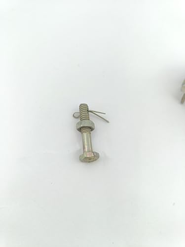 Image of Heavy Duty Steel & Rubber Fan to Ceiling Hook Attachment Clamp with Special Fan Rod Nut Bolt & Locking pins