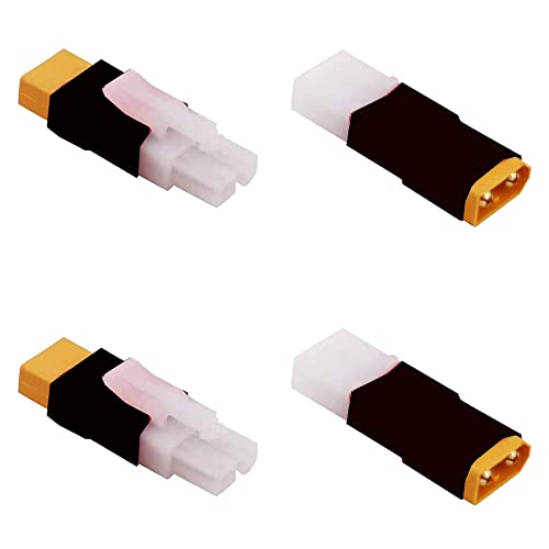 Adaptador de conector XT60 a Big-Tamiya pack 4 piezas miniatura 1