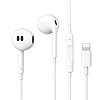 Fones de ouvido com fio Compativel conector Light. Microfone integrado e controle remoto compatíveis com iPhone 14/13/12/11/XR/XS/X/8/SE/Pro/Pro Max Suporta todos os sistemas iOS