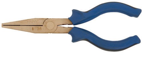 Ampco Safety Tools 8254 Pliers, Flat Nose, Non-Sparking, Non-Magnetic, Corrosion Resistant, 6-1/4" OAL