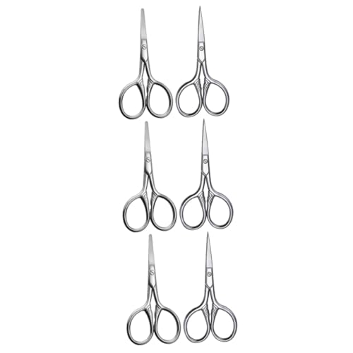 Cemaystic �j���p�Ђ��p�͂��� �X�e�����X�� 2�Z�b�g ������w�b�h�ۂ��w�b�h�t�� ���уg���~���O�c�[�� �O���[�~���O�L�b�g�Ή� �O�o�g�їp (9.50X4.40X1.00CMx3pcs,�V���o�[×3��)