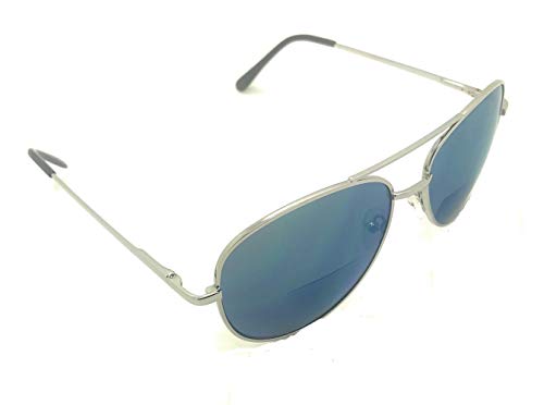 Bifocal Reading Sunglasses for Women or Men 100% UVA & UVB Aviator Mirrored Lens3