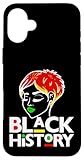 black history month donne melanina poppin queen fun woman custodia per iphone 16 plus