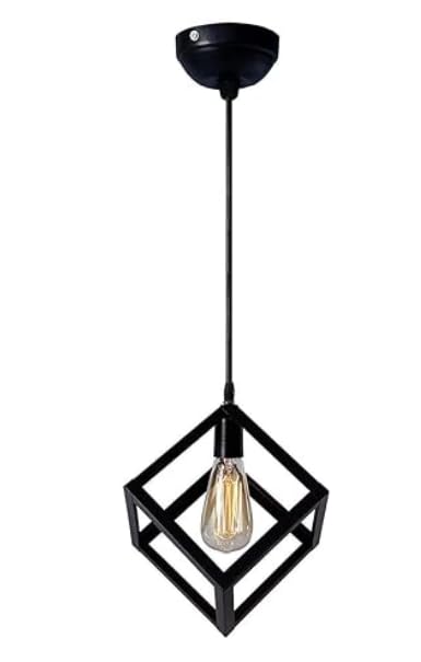 Modern cube pendant light for aesthetic home vibes ✨