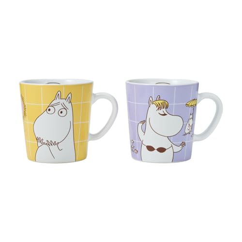 【正規輸入品】ムーミンアラビア ムーミンPOP マグ ペア ムーミン&スノークのおじょうさん 約280ml