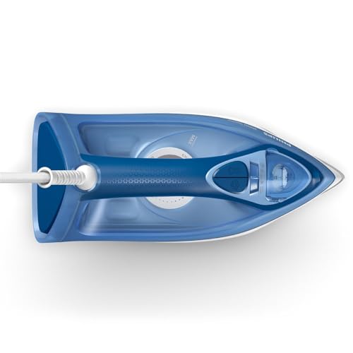 Philips Perfect Care 3000 Series Steam Iron - 1250 W power, 40 g/min continuous steam, 200 g steam boost, 300 ml water tank, blue (DST3031/20) - Image 3