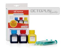 Juego de recarga de tinta de Octopus compatible con cartuchos de impresora HP 14, HP 17, HP 23, HP 78 Color, Juego de recarga 150 ml, No OEM