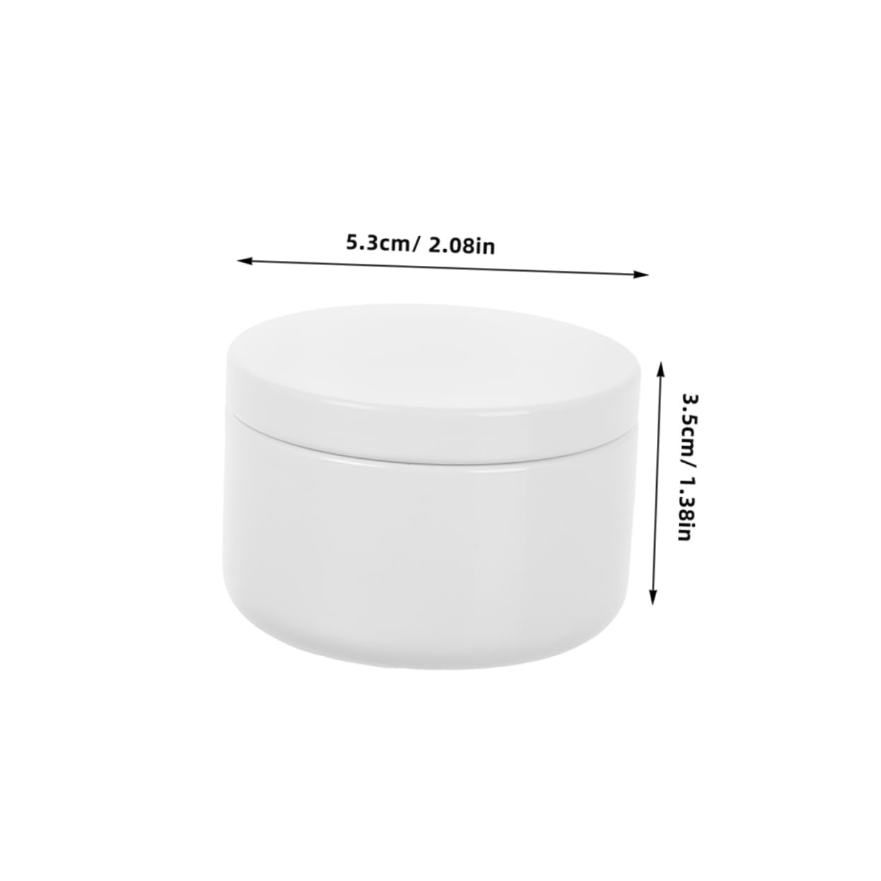 Gatuida Candle Making Tins Set 6pcs Essential Oil Storage Jars for Tea Cans Candy Jars Candle Making Tins Essential Oil Storage Case
