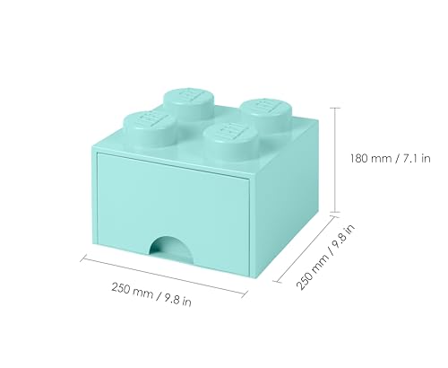 Brique de rangement LEGO à tiroir et à 4 tenons - vue 4