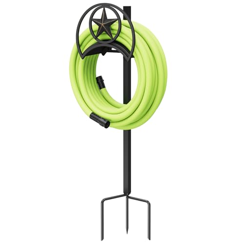 GOFORWILD Garden Hose Holder, Decorative Hose Butler Sturdy Water Hose Rack, Durable Wall Hose...