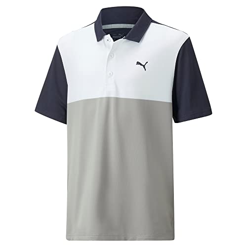 Polo PUMA GOLF garçon Cloudspun bleu marine taille S haut stretch