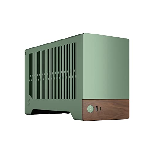 Fractal Design Terra Jade - Wood Walnut Front Panel - Small Form Factor - Mini ITX Gaming case โ PCIe 4.0 Riser Cable โ USB Type-C - Anodized Aluminum Panels by Fractal Design - Used condition - US$161.95