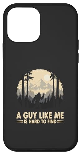 A Guy Like Me is Hard to Find to Find Funny Bigfoot - Sasquatch Rock �X�}�z�P�[�X iPhone 12 mini �p