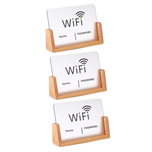 Signe de reseau wifi en acrylique pour afficher facilement les codes internet aux clients - 2