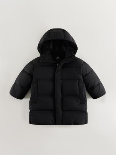 marc & janie Boys Ultralight Seamless Hooded Long Down Coat Full Zip Warm Jacket Outerwear 2415664