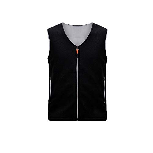 Gilet chauffant électrique USB noir XL pour homme et femme