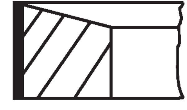 MAHLE ORIGINAL 607 RS 00118 0N0 Kit fasce elastiche Fasce elastiche per motore Fasce elastiche per pistoni