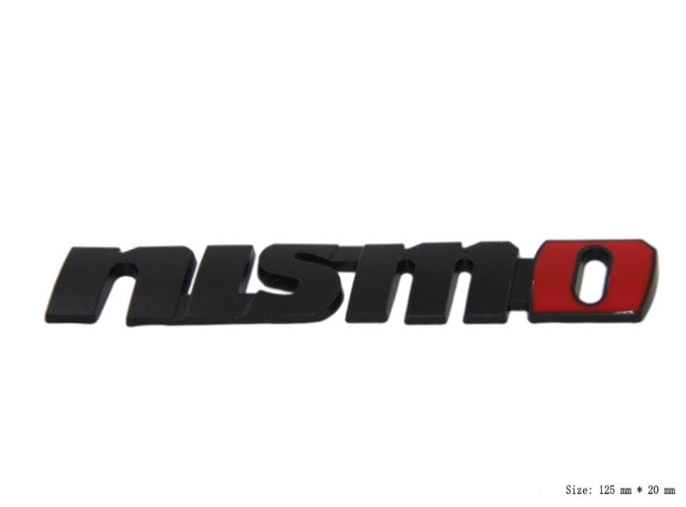 B240 Nismo Nero Power Emblema Badge Adesivo in Metallo Lato Auto Decalcomania