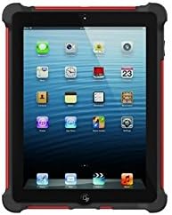Ballistic Tough Jacket Case with Video Stand for iPad 2 (Released 2011) iPad 3 (Released 2012) and iPad 4 (Released 2013) - Retail Packaging - Black/Red (Not for iPad Air Models or iPad Released in 2017)