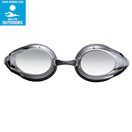 arena Tracks Mirror Unisex Adult Race Swimming Goggles