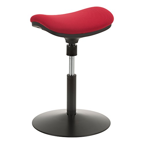 Image of Norwood Commercial Furniture NOR-NIL1715F-RD-SO Active Stool W /Adjustable Height Pivot Saddle Seat, Red