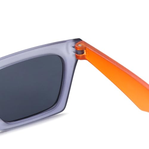 Image of ARICKS Vintage Square Cat Eye Sunglasses Women Retro Trendy Sunglasses
