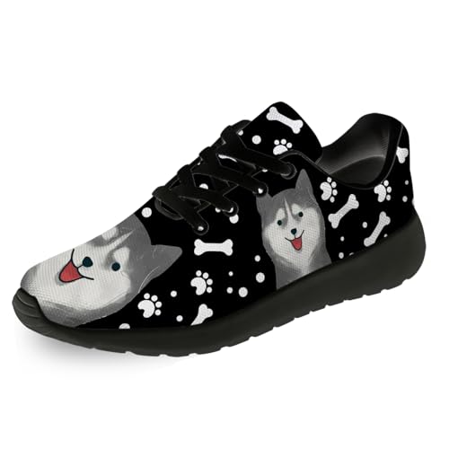 Women's Men's Dog Shoes Personalized 3D Print Tennis Running Shoes Walking Sneakers Puppy Gifts for Men Women