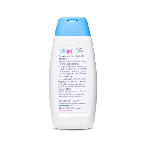 Image of Sebamed Baby Body Lotion|pH 5.5|Vegan|200 ml