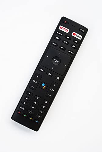 Télécommande pour TV Continental Edison CEQLED43SA21B7 CEQLED50SA20B7 CEQLED55SA20B7 CEQLED58SA20B7 CEQLED58SA220B7 CEQLED65SA20B7 CEQLED70SA21B7...