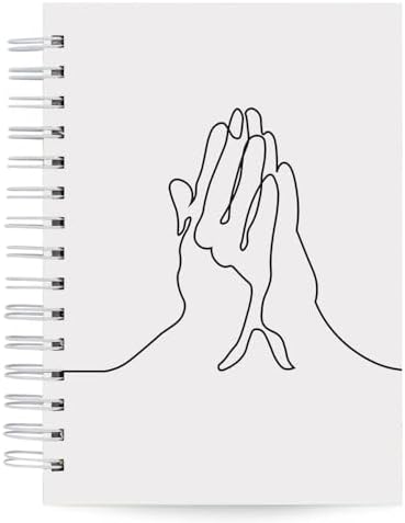 Caderno Devocional Pautado 125 Folhas 90g Capa Dura Oração