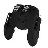 [Multifonctionnel et polyvalent] Non seulement une manette de jeu, cet appareil sert également de ventilateur de refroidissement pour votre téléphone. il peut être utilisé avec un support pour regarder la télévision, ce qui en fait un accessoire polyvalent pour les jeux et le divertissement. le matériau ABS assure la durabilité, tandis que la couleur noire ajoute une touche élégante à votre configuration de jeu.