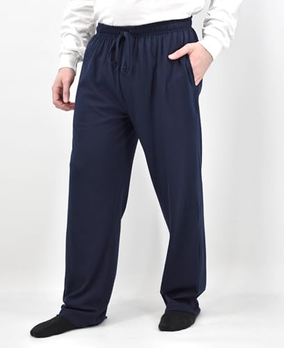 Andrew Scott Men's Lounge Pants | Multi Packs & Colors | Soft & Light Cotton Drawstring Yoga Lounge & Sleep PJ Pants2