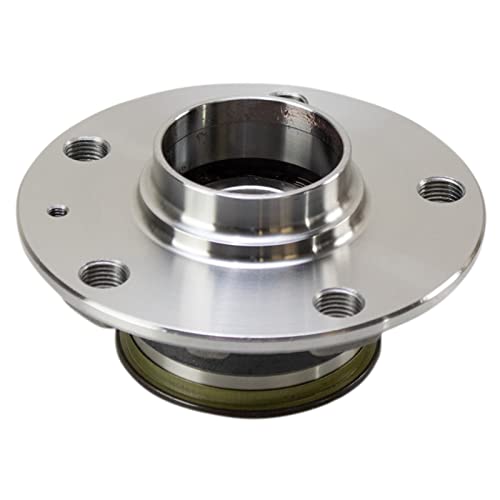 Image of TRQ Rear Driver and Passenger Side Wheel Bearing and Hub Assembly Set 2 Piece Compatible with 06-13 Audi A3 15-17 A3 Sedan 16-18 A3 Sportback e-tron 06-21 Volkswagen Golf 15-19 e-Golf 06-21 GTI