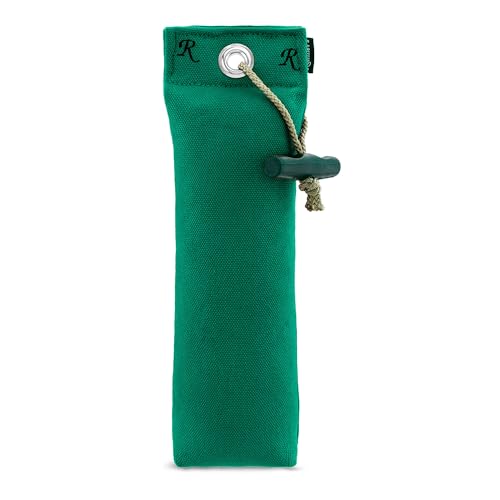 Romneys Junior Dummy for All Dog Breeds approx. 250 g For Dog and Retrieval Training Floats (Green)